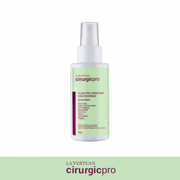 FLUIDO POS-OPERATORIO COM EXOSSOMAS 80ML LA VERTUAN