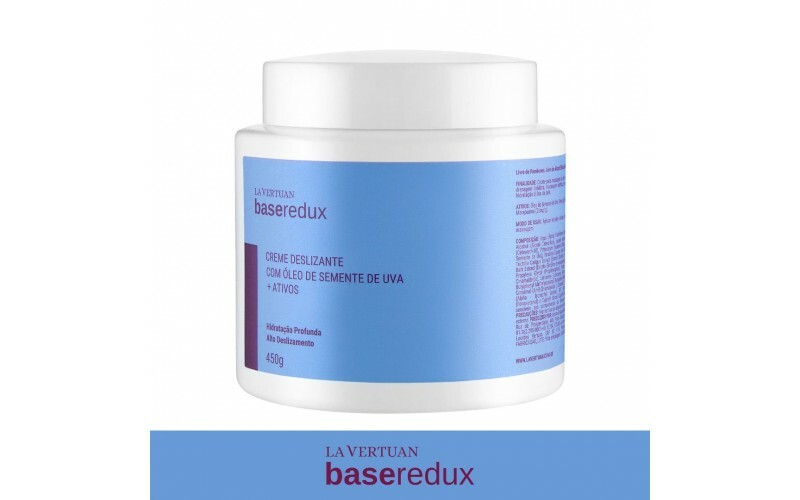 CREME DESLIZANTE COM OLEO DE SEMENTE DE UVA + ATIVOS 450G LA VERTUAN (B) (CD)