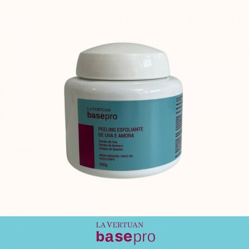 PEELING ESFOLIANTE DE UVA E AMORA 300G LA VERTUAN