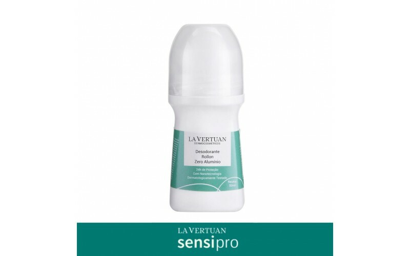 DESODORANTE ROLLON ZERO ALUMÍNIO 50ML LA VERTUAN (B)
