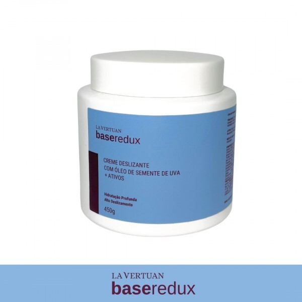 CREME DESLIZANTE COM OLEO DE SEMENTE DE UVA + ATIVOS 450G LA VERTUAN (B) (CD)