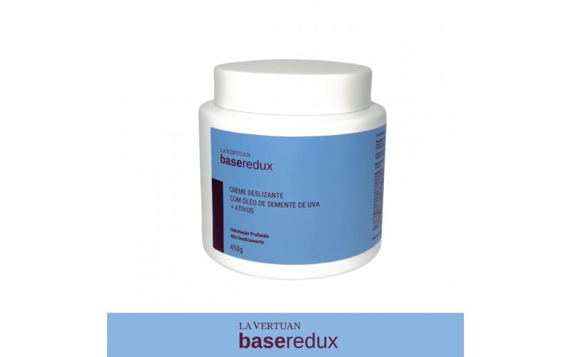 CREME DESLIZANTE COM OLEO DE SEMENTE DE UVA + ATIVOS 450G LA VERTUAN (B) (CD)