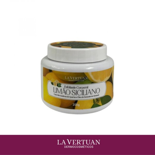 ESFOLIANTE CORPORAL LIMAO SICILIANO 200G LA VERTUAN