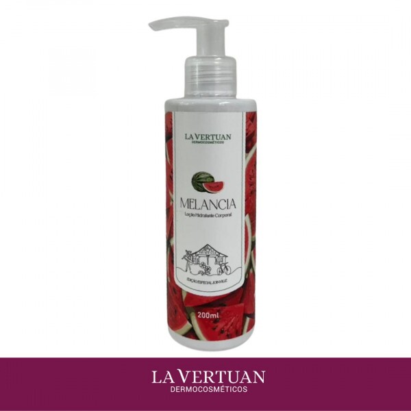 LOCAO HIDRATANTE CORPORAL MELANCIA 200ML LA VERTUAN