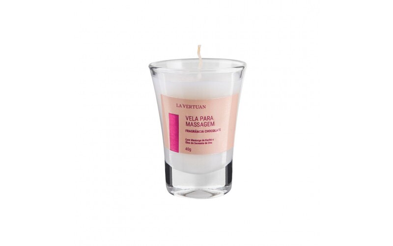 VELA PARA MASSAGEM DE CHOCOLATE 40G LA VERTUAN (C)