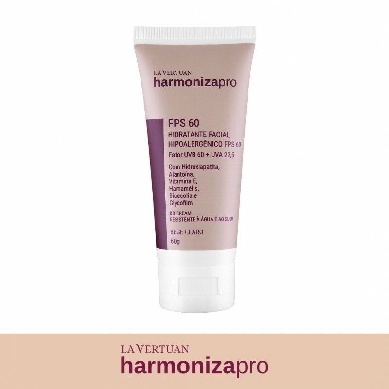HIDRATANTE FACIAL HIPOALERGENICO FPS 60 BEGE CLARO 60G LA VERTUAN (A) (CD)