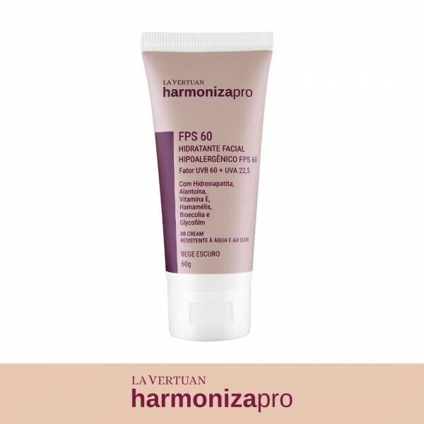 HIDRATANTE FACIAL HIPOALERGENICO FPS 60 BEGE ESCURO 60G LA VERTUAN (A) (CD)