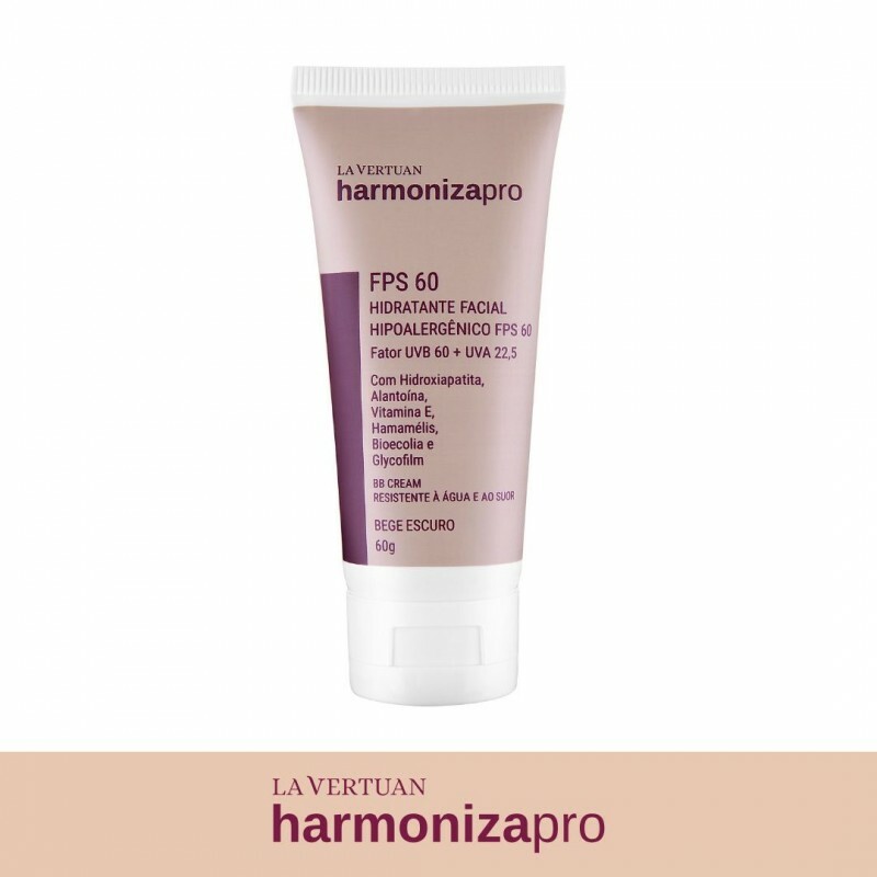 HIDRATANTE FACIAL HIPOALERGENICO FPS 60 BEGE ESCURO 60G LA VERTUAN (A) (CD)
