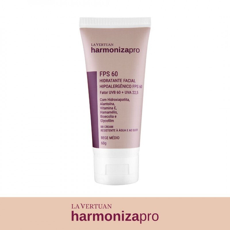 HIDRATANTE FACIAL HIPOALERGENICO FPS 60 BEGE MEDIO 60G LA VERTUAN (A) (CD)