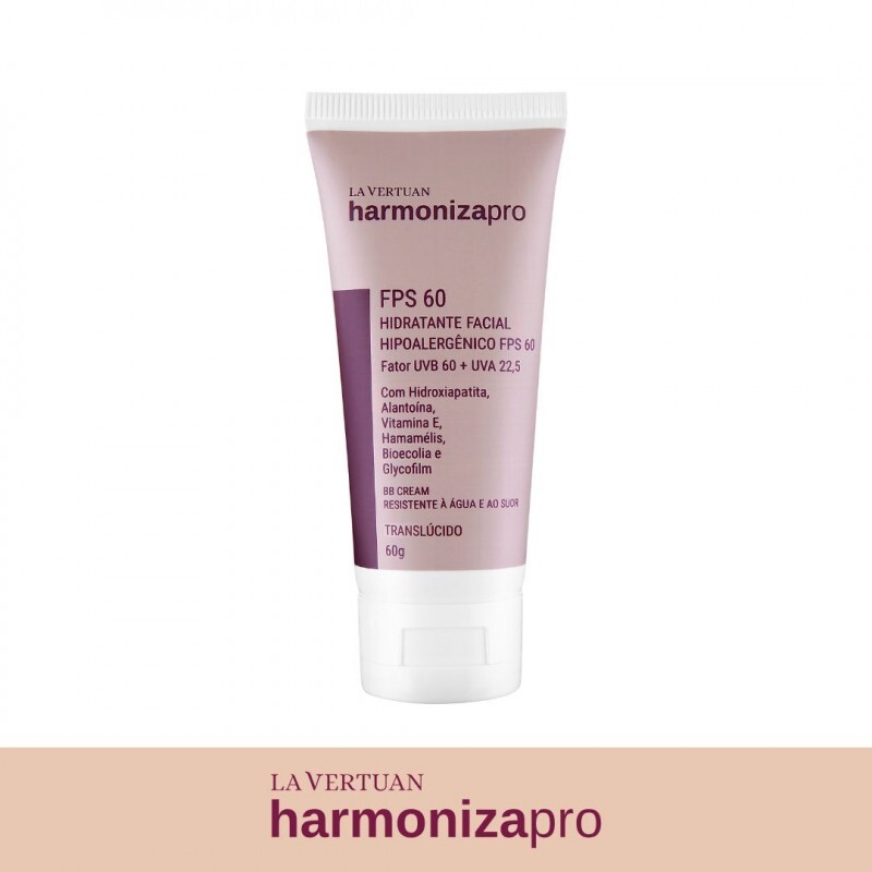 HIDRATANTE FACIAL HIPOALERGENICO FPS 60 TRANSLUCIDO 60G LA VERTUAN (A) (CD)