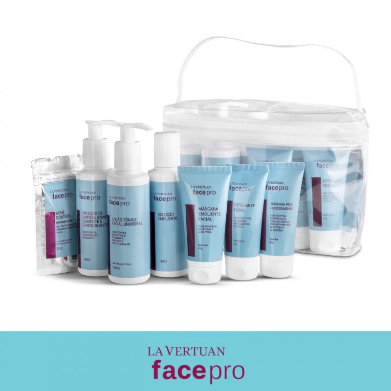 MINI KIT DE LIMPEZA DE PELE - 7 PRODUTOS + NECESSAIRE MINI KIT DE LIMPEZA DE PELE - 7 PRODUTOS + NECESSAIRE