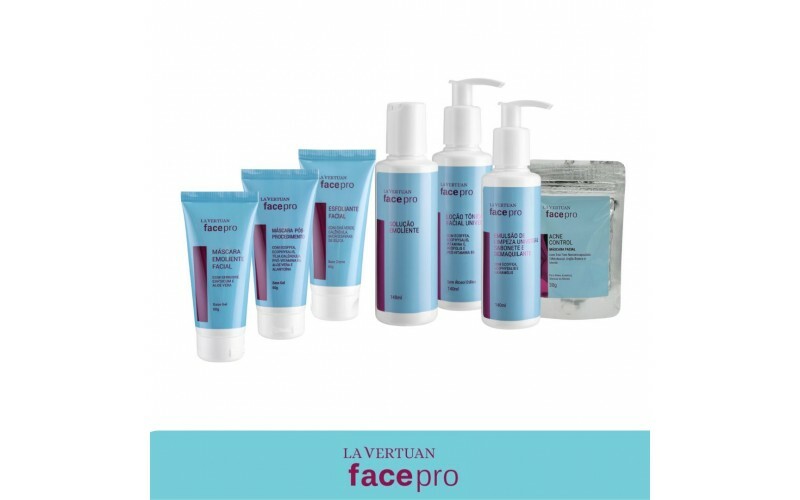 MINI KIT DE LIMPEZA DE PELE - 7 PRODUTOS + NECESSAIRE