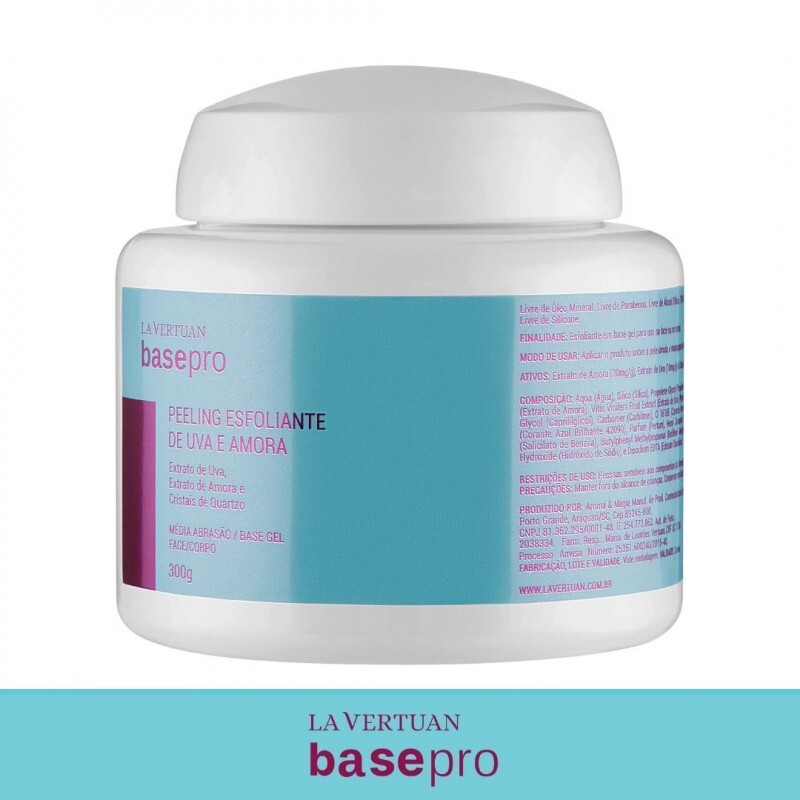 PEELING ESFOLIANTE DE UVA E AMORA 300G LA VERTUAN (CD)