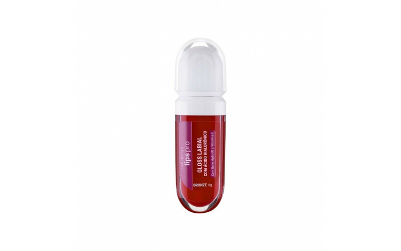 GLOSS LABIAL COM ACIDO HIALURONICO COR BRONZE LA VERTUAN 6G (A) GLOSS LABIAL COM ACIDO HIALURONICO COR BRONZE LA VERTUAN 6G (A)
