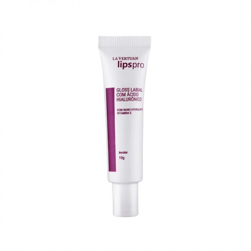 GLOSS LABIAL COM ACIDO HIALURONICO INCOLOR 10G LA VERTUAN (C) GLOSS LABIAL COM ACIDO HIALURONICO INCOLOR 10G LA VERTUAN (C)