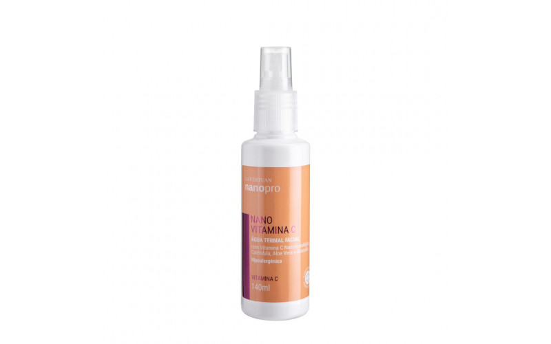 AGUA TERMAL FACIAL COM VITAMINA C 140ML LA VERTUAN
