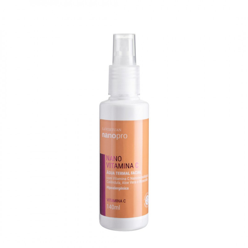 AGUA TERMAL FACIAL COM VITAMINA C 140ML LA VERTUAN