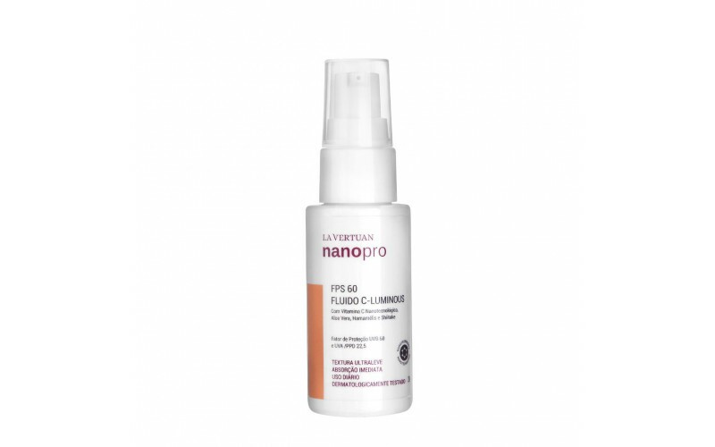 FLUIDO C LUMINOUS 30ML FPS 60 LA VERTUAN