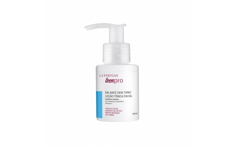 BALANCE SKIN TONIC LOCAO TONICA FACIAL TEEN PRO 60ML | HIDRATACAO | EQUILIBRIO