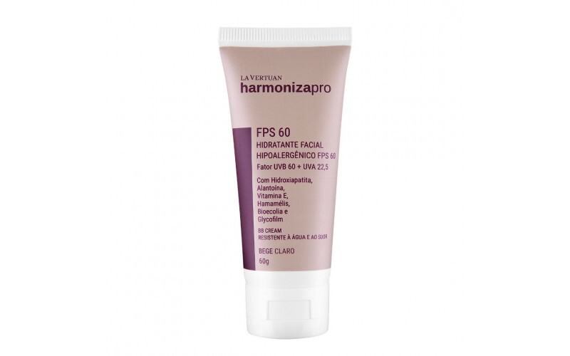HIDRATANTE FACIAL HIPOALERGENICO FPS 60 BEGE CLARO 60G LA VERTUAN* (C)