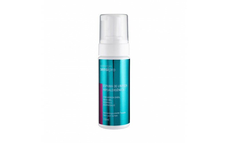 ESPUMA DE LIMPEZA HIPOALERGÊNICA 150ML SENSIPRO LA VERTUAN (B)