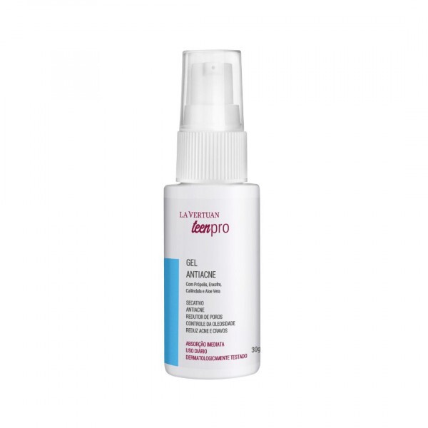 GEL ANTIACNE TEEN PRO LA VERTUAN 30G | SECATIVO GEL ANTIACNE TEEN PRO LA VERTUAN 30G | SECATIVO