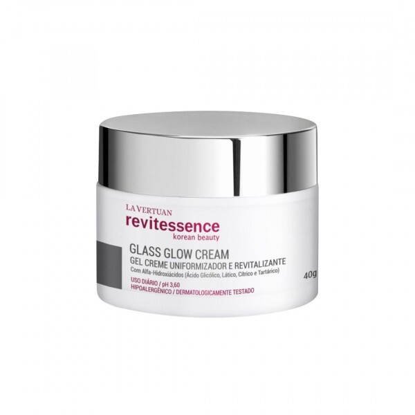 GLASS GLOW CREAM - GEL CREME UNIFORMIZADOR E REVITALIZANTE LA VERTUAN 40G
