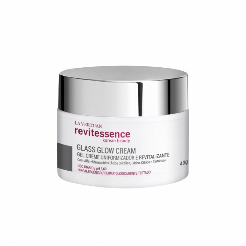 GLASS GLOW CREAM - GEL CREME UNIFORMIZADOR E REVITALIZANTE LA VERTUAN 40G