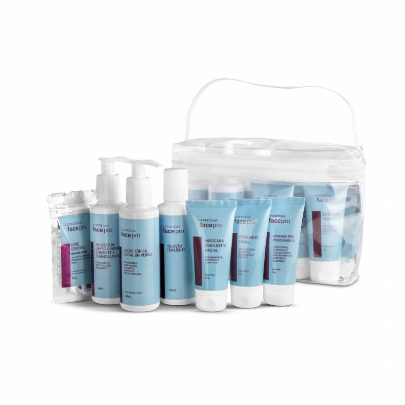 MINI KIT DE LIMPEZA DE PELE - 7 PRODUTOS + NECESSAIRE MINI KIT DE LIMPEZA DE PELE - 7 PRODUTOS + NECESSAIRE