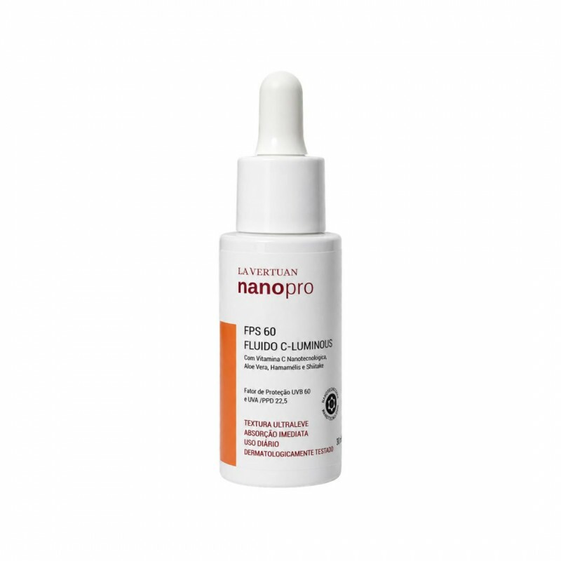 FLUIDO C LUMINOUS FPS 60 | PROTECAO SOLAR FACIAL | VITAMINA C | LA VERTUAN 30ML FLUIDO C LUMINOUS FPS 60 | PROTECAO SOLAR FACIAL | VITAMINA C | LA VERTUAN 30ML