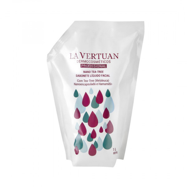 REFIL SABONETE LIQUIDO NANO TEA TREE 1L LA VERTUAN* (D)