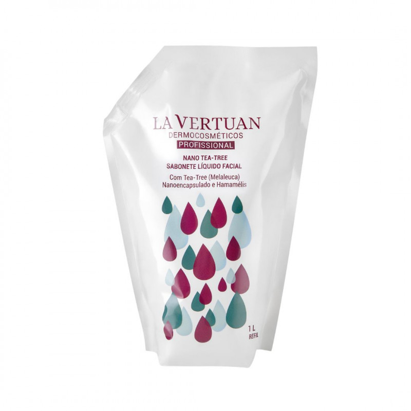 REFIL SABONETE LIQUIDO NANO TEA TREE 1L LA VERTUAN* (D)