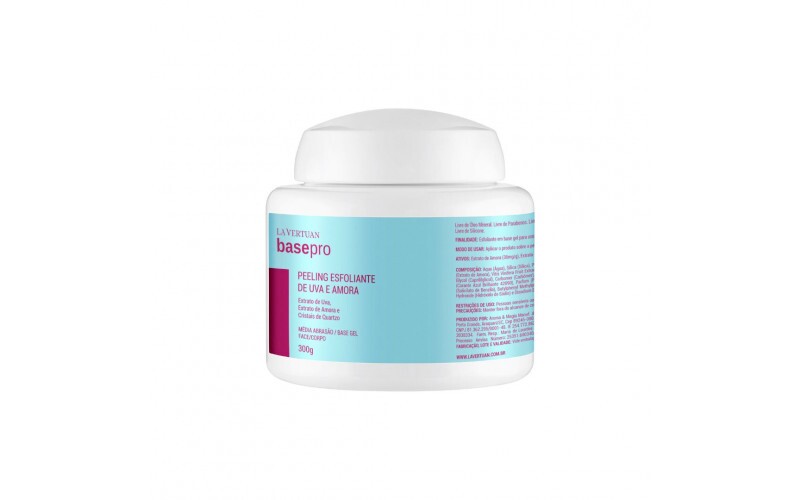 PEELING ESFOLIANTE DE UVA E AMORA 300G LA VERTUAN* (C)