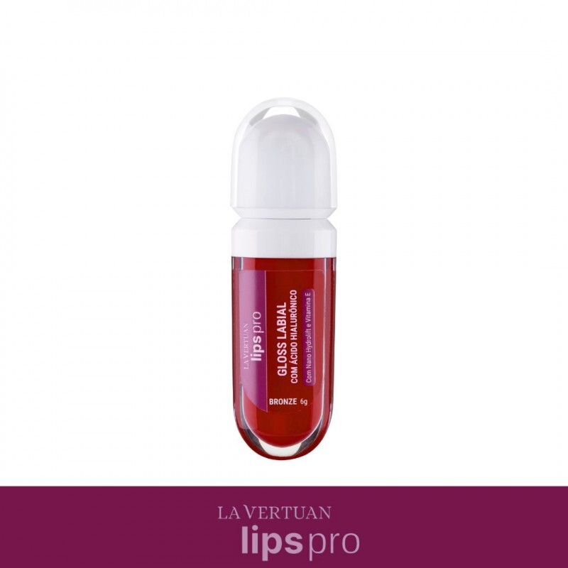 GLOSS LABIAL COM ACIDO HIALURONICO COR BRONZE 6G LA VERTUAN (A) (CD)