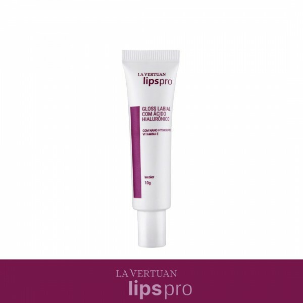 GLOSS LABIAL COM ACIDO HIALURONICO INCOLOR 10G LA VERTUAN (C) (CD)