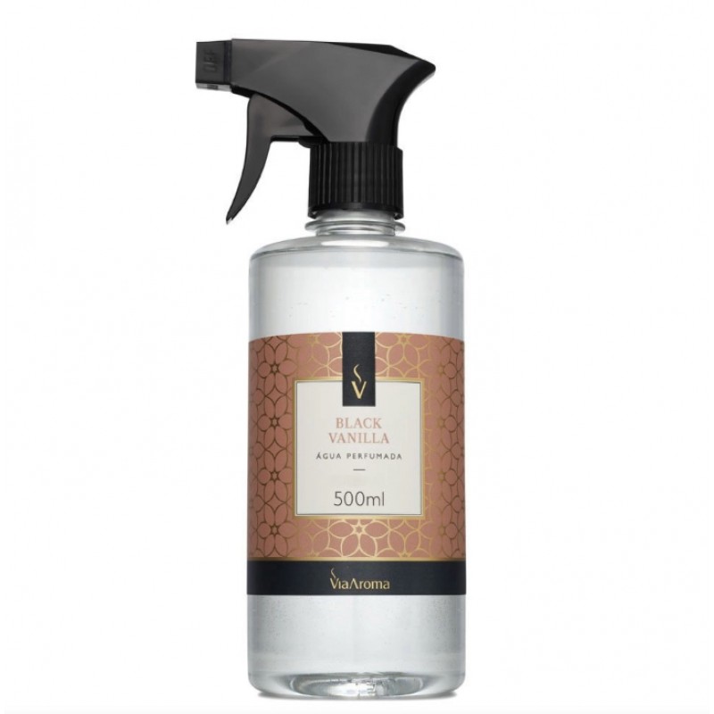 AGUA PERF. VIA AROMA 500ML CLASSICA BLACK VANILLA